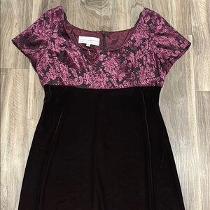 ✨ Vintage Laura Madrigano Velvet Maxi Dress - Romantic Y2K Gothic Glam